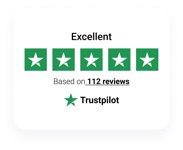 Trustpilot excellent rating badge for Plexus Freight, a customer-service-led UK freight company.