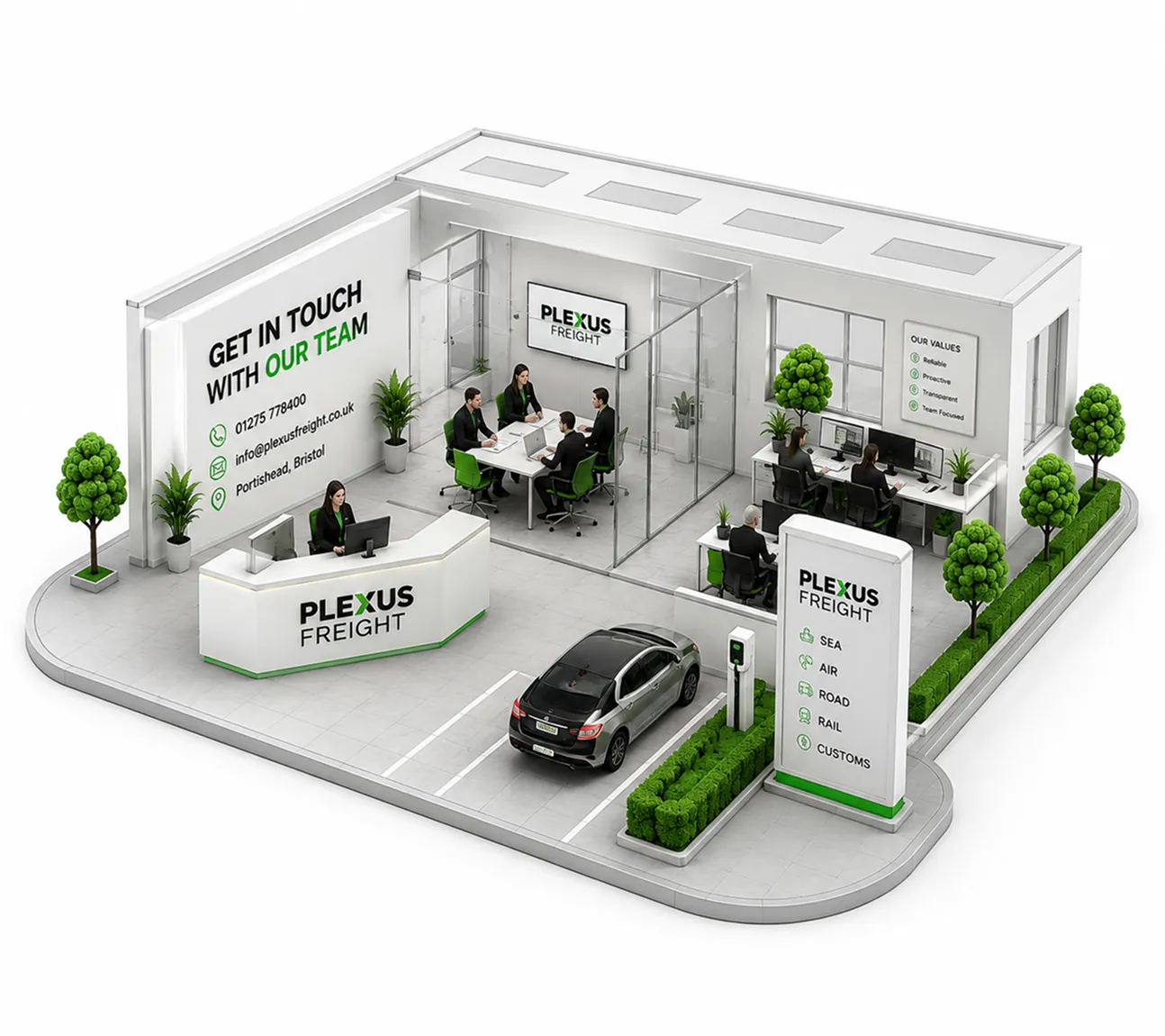 Contact our Portishead team for commercial freight forwarding and UK customs support.