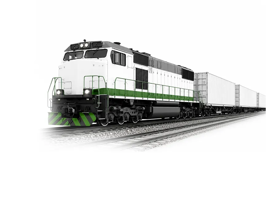 Provide integrated road-to-rail intermodal container transport across Europe.