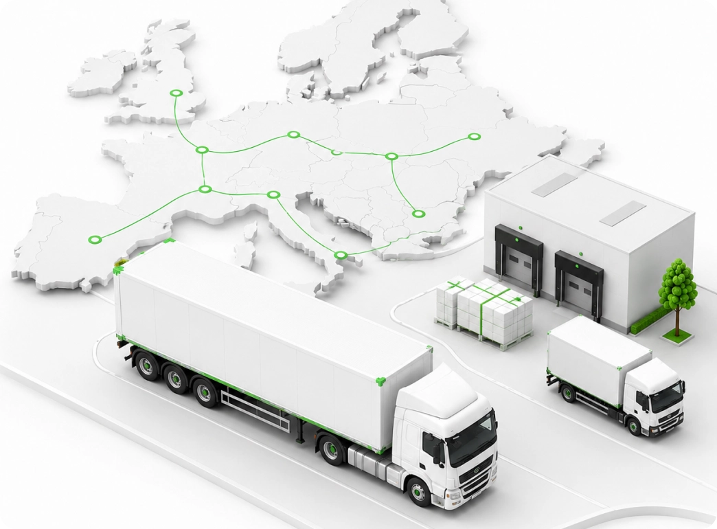 Plexus Freight forwarder coordinating European road haulage and cargo distribution networks.