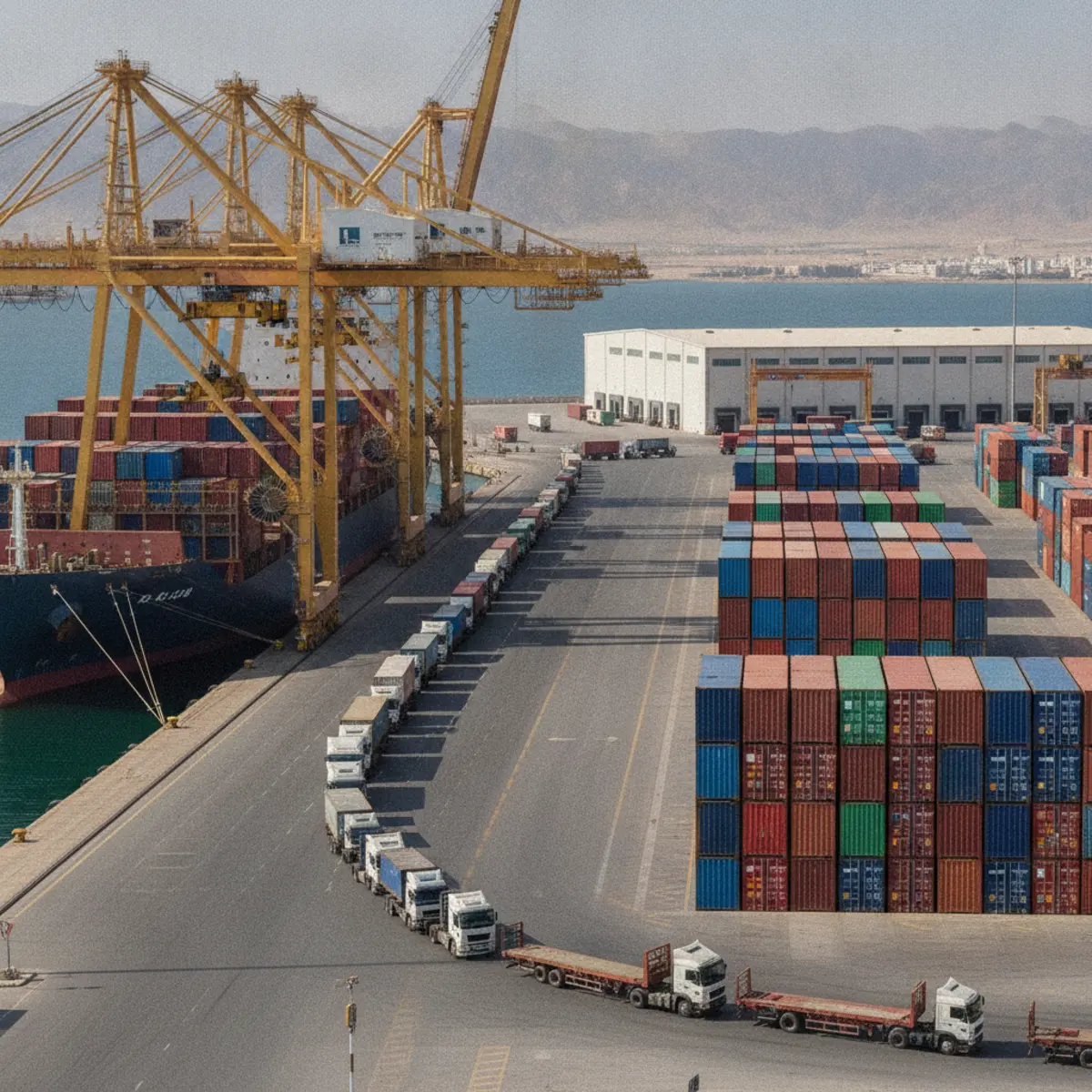 Transit traffic surge gives Aqaba Container Terminal a boost