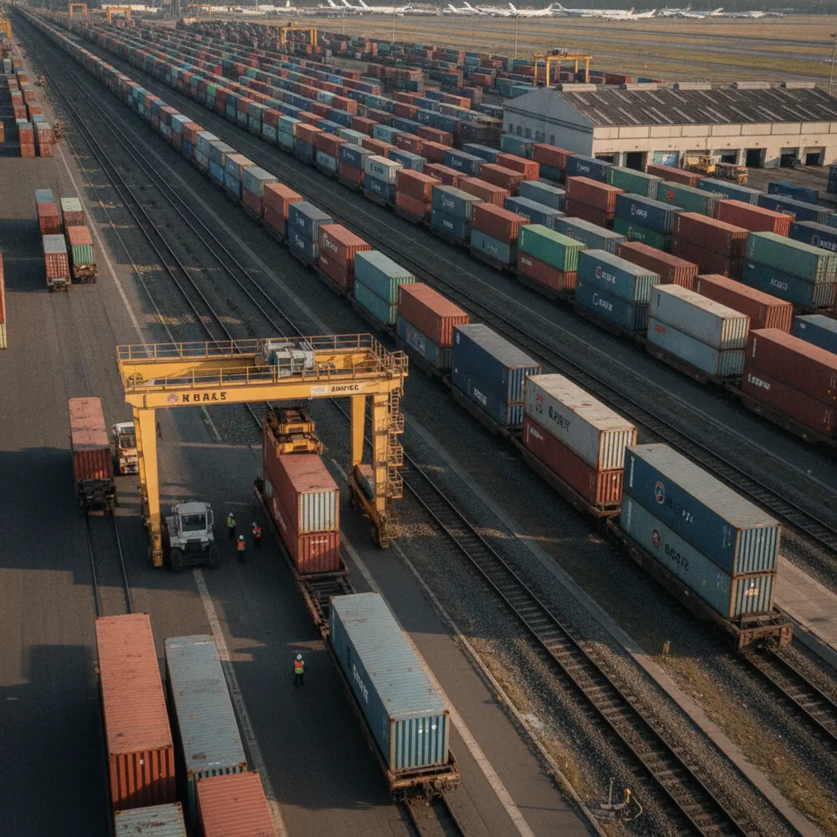 Rail freight stretches lead over 2025