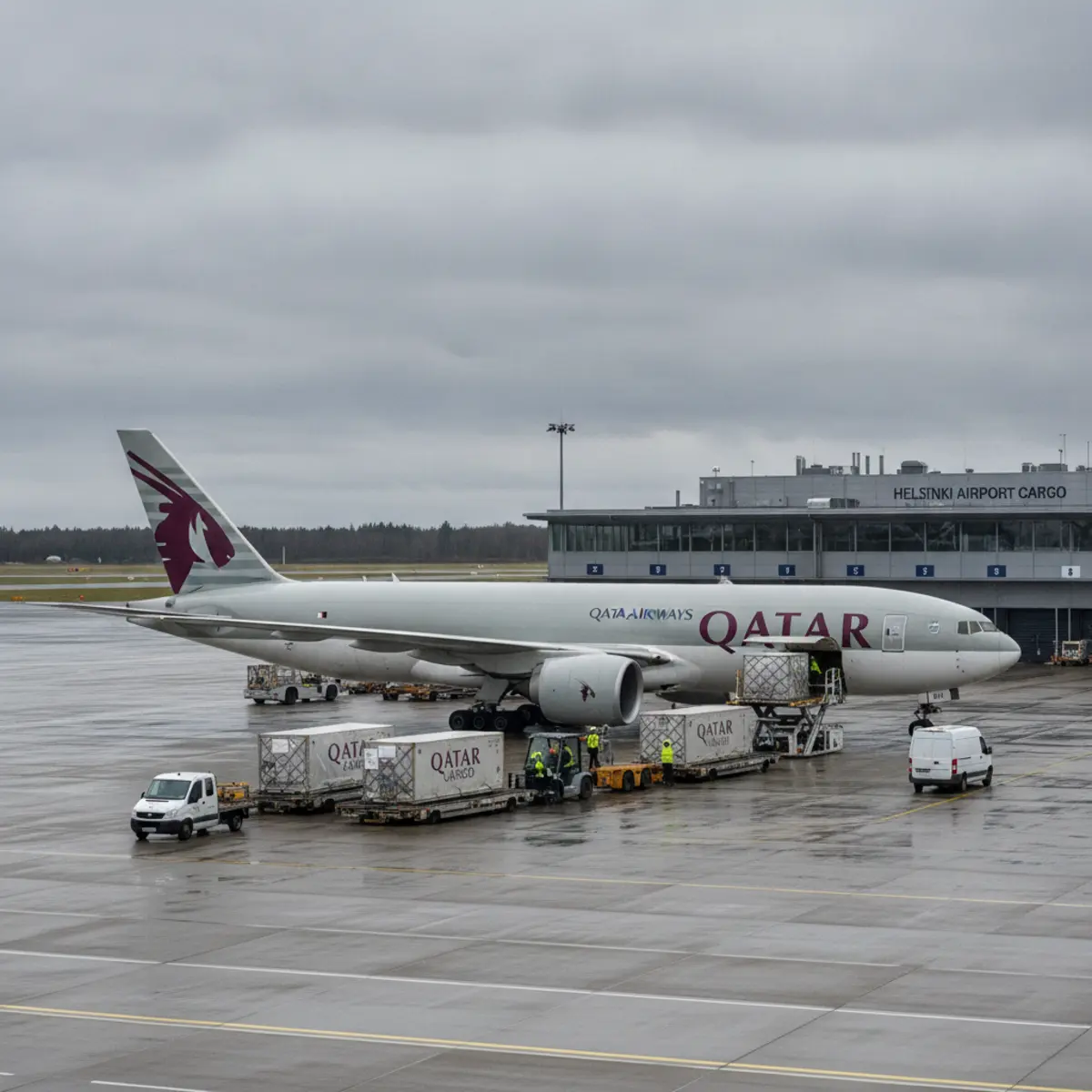 Air Freighter Service Connects Helsinki to Doha