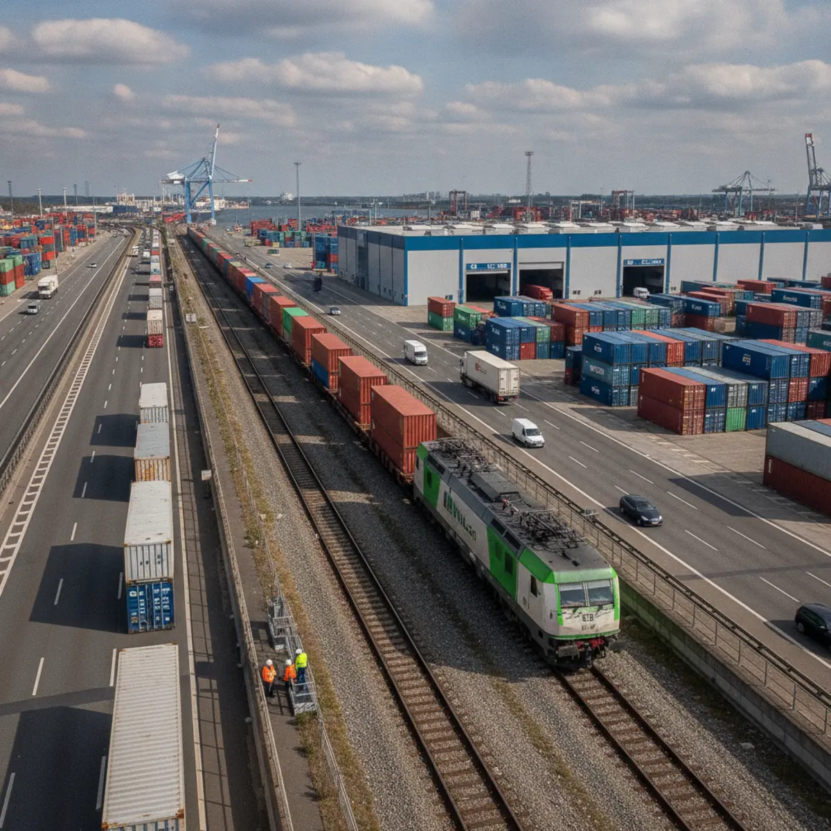 Hamburg shifts more empty container movements to rail